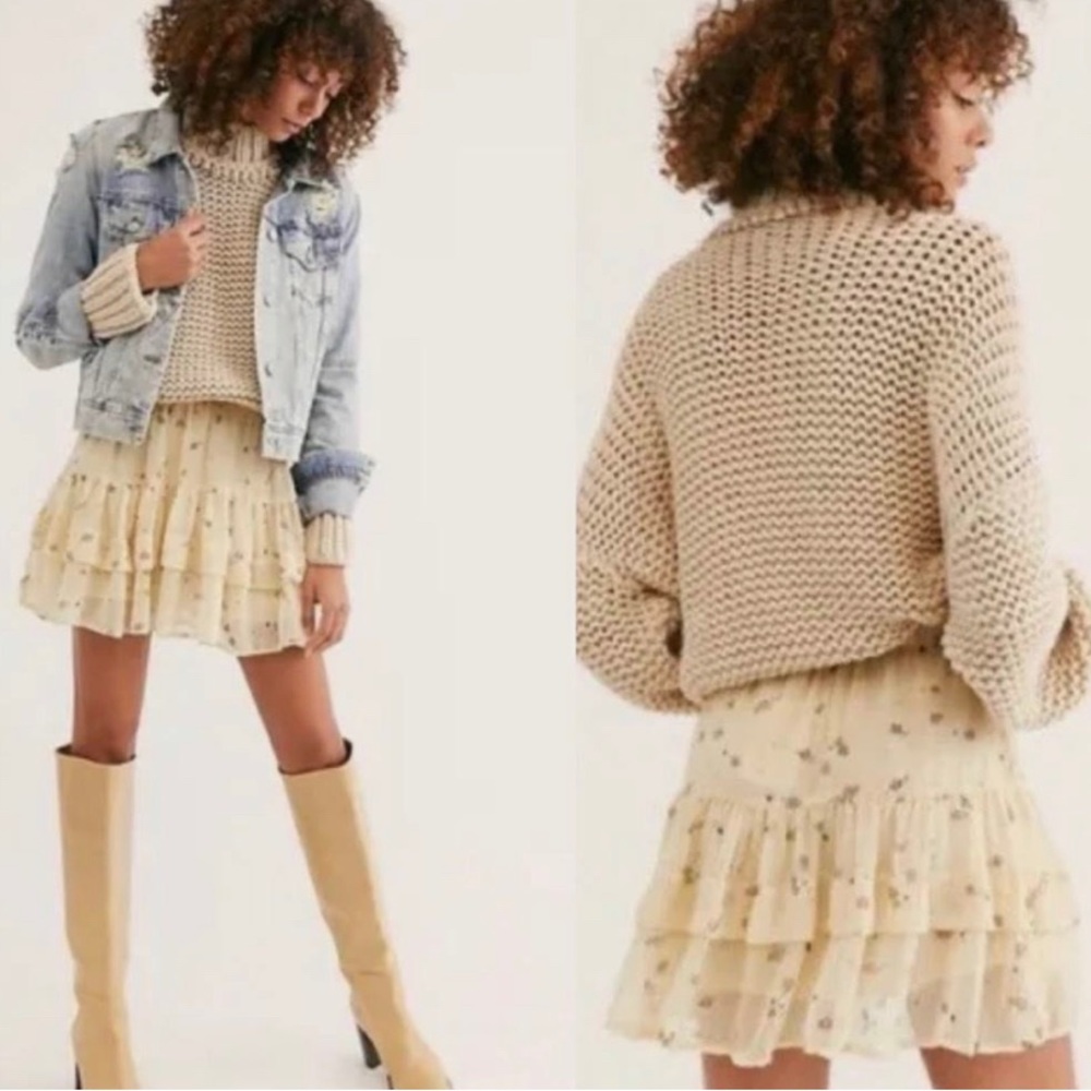 Free People From the Valley Mini Skirt (NWT)